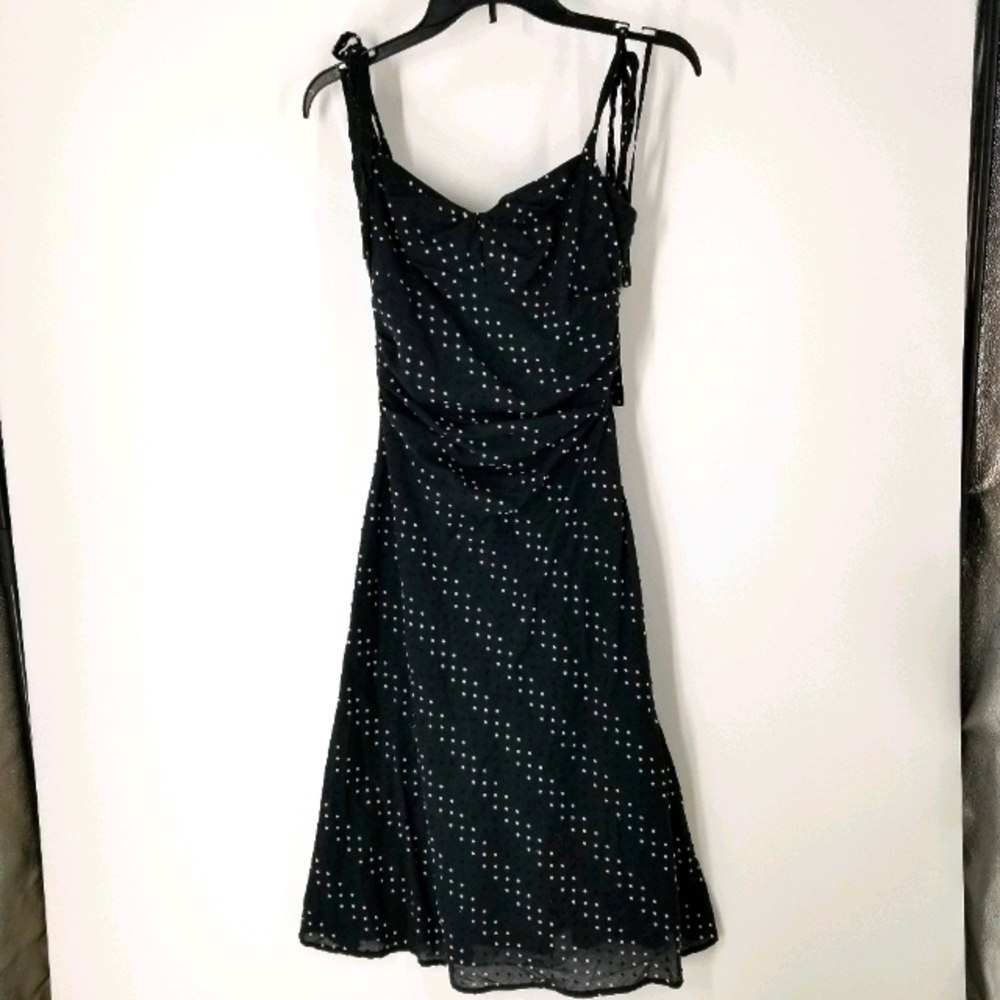 Diane von Furstenberg Black White Polka Dot Dress